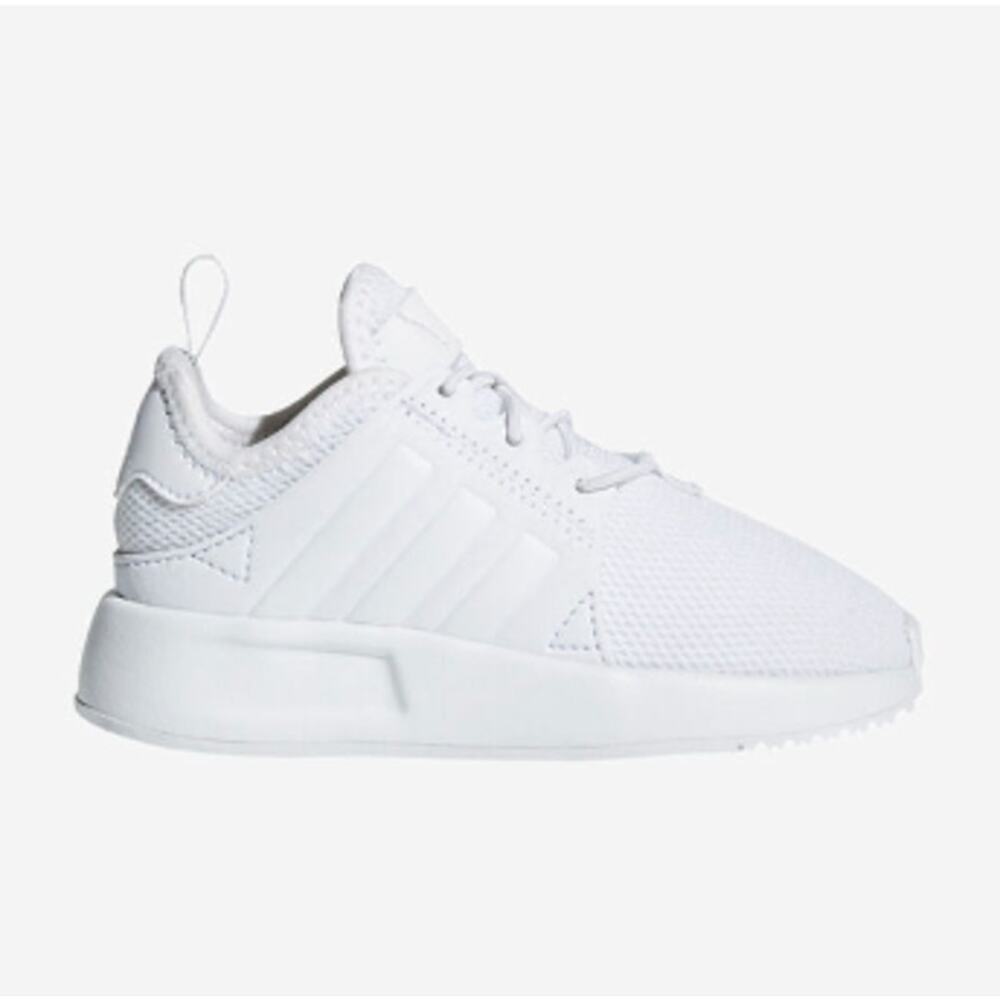 Adidas Kids White X-PLR EL Low Top Lace-Up Sneaker Shoes Size 4K
